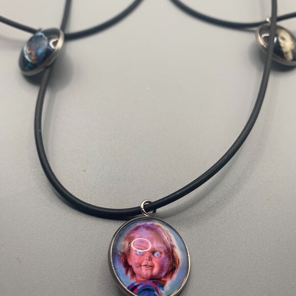 3ct Horror Character Beveled Pendant Necklaces - Picture 4 of 4